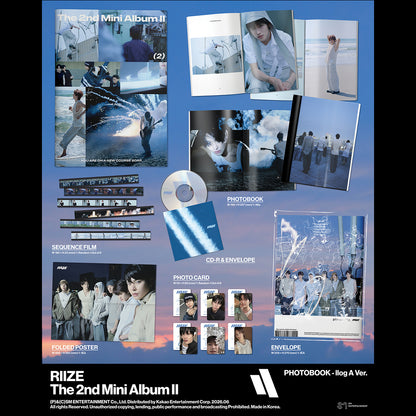 (Photobook Ver.) RIIZE [II] 2nd Mini Album + Free Gift