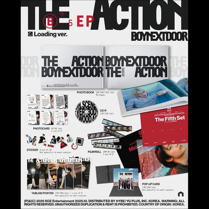 BOYNEXTDOOR [The Action] 5th EP Album + Free Gift