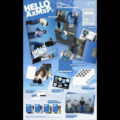 [Pre-order] AxMxP [HELLO AxMxP] 2nd Mini Album (HELLO Ver.) + Free Gift