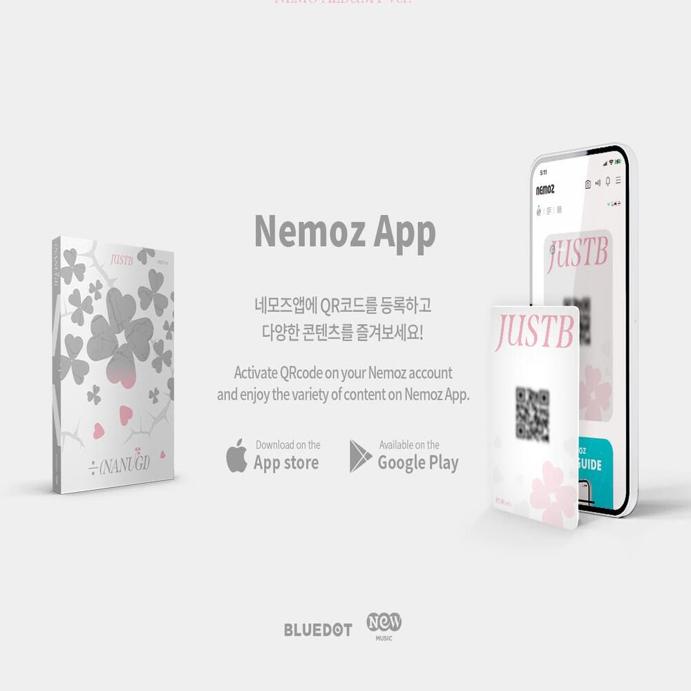 JUST B <÷ (NANUGI)> NEMO Album (Grey ver. / Pink ver.)