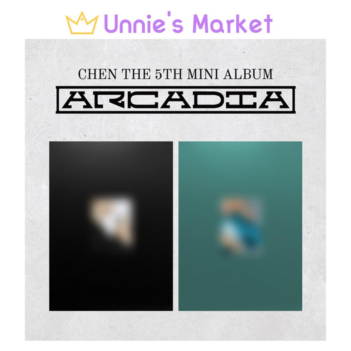 CHEN (EXO) Arcadia - The 5th Mini Album (On Ver., Off Ver.) + Free Gift