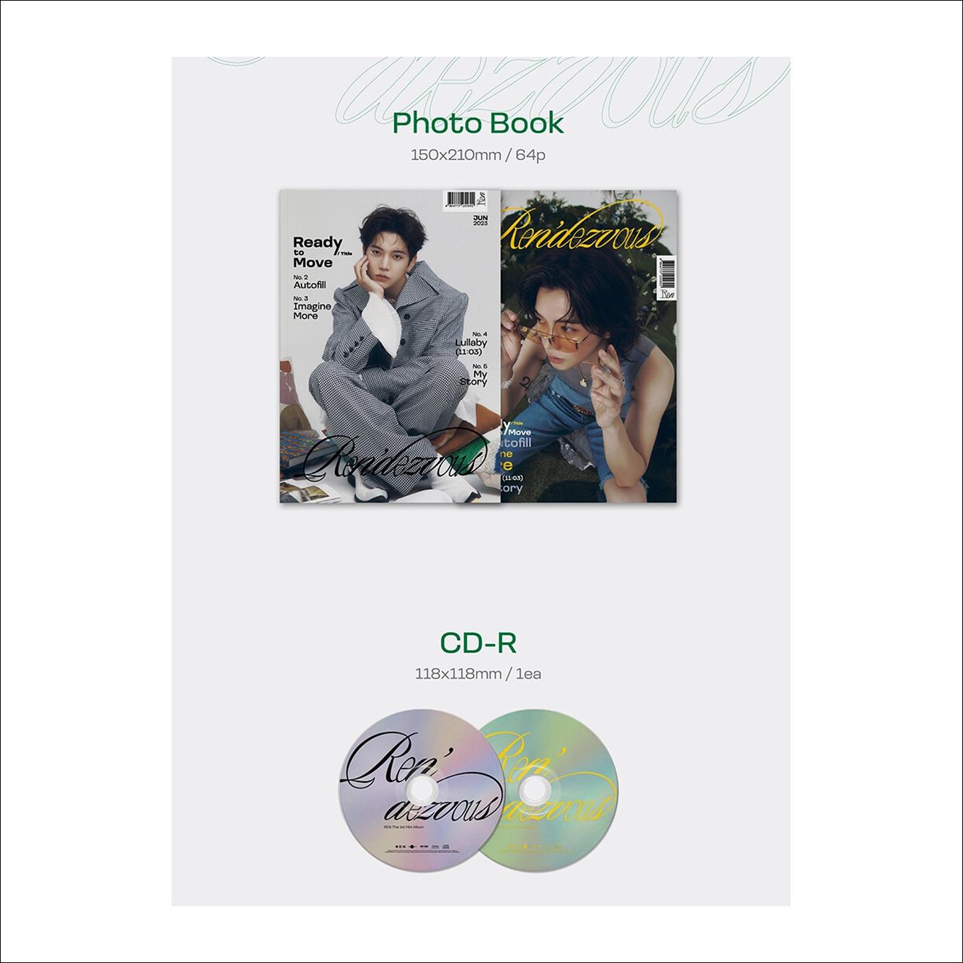 REN(NU'EST) Ren'dezvous Photobook Album (Seed ver. / Season ver.)