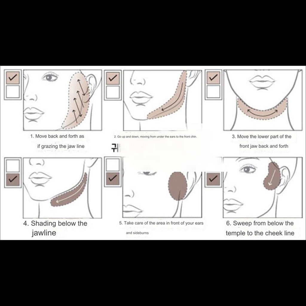 Etude Shadow Shading + 01 Chin Brush Planning Set, No. 1 Re-creation (Shading), 1 set