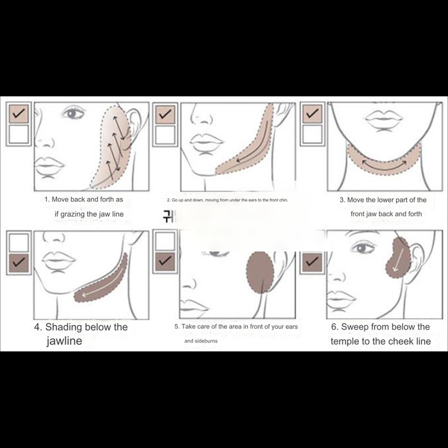 Etude Shadow Shading + 01 Chin Brush Planning Set, No. 1 Re-creation (Shading), 1 set