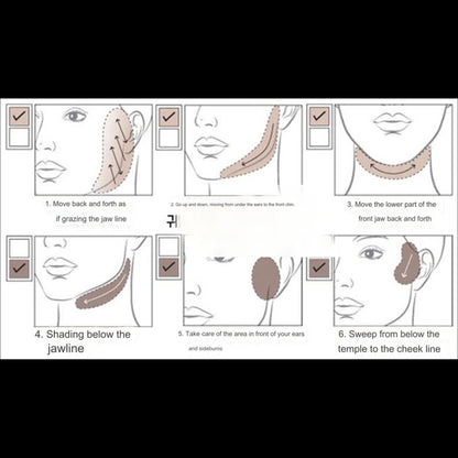 Etude Shadow Shading + 01 Chin Brush Planning Set, No. 1 Re-creation (Shading), 1 set