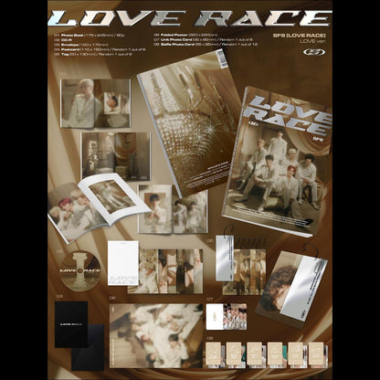 SF9 - LOVE RACE (CD) The 15th Mini Album