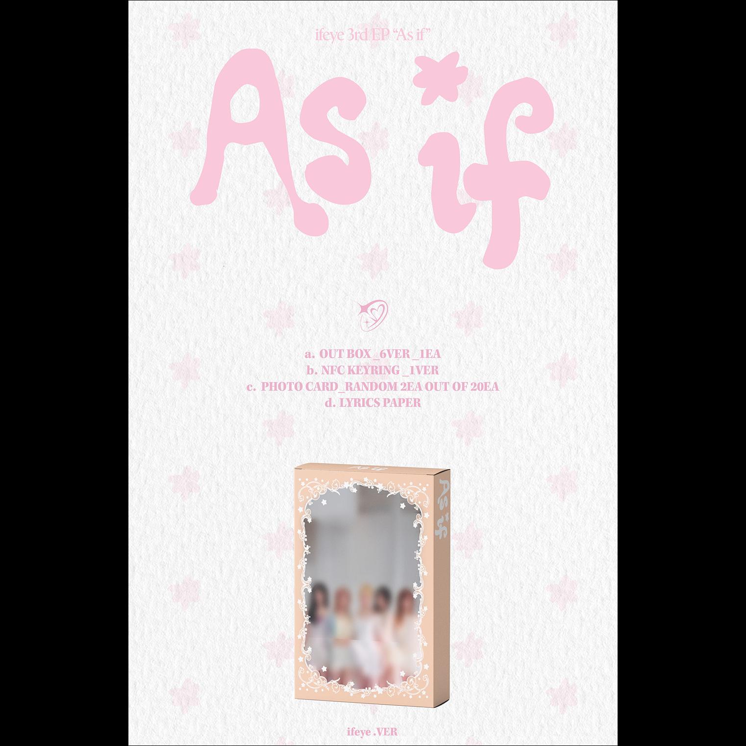 (ifeye ver.) ifeye [As if] Platform ver. 3rd EP Album + Free Gift