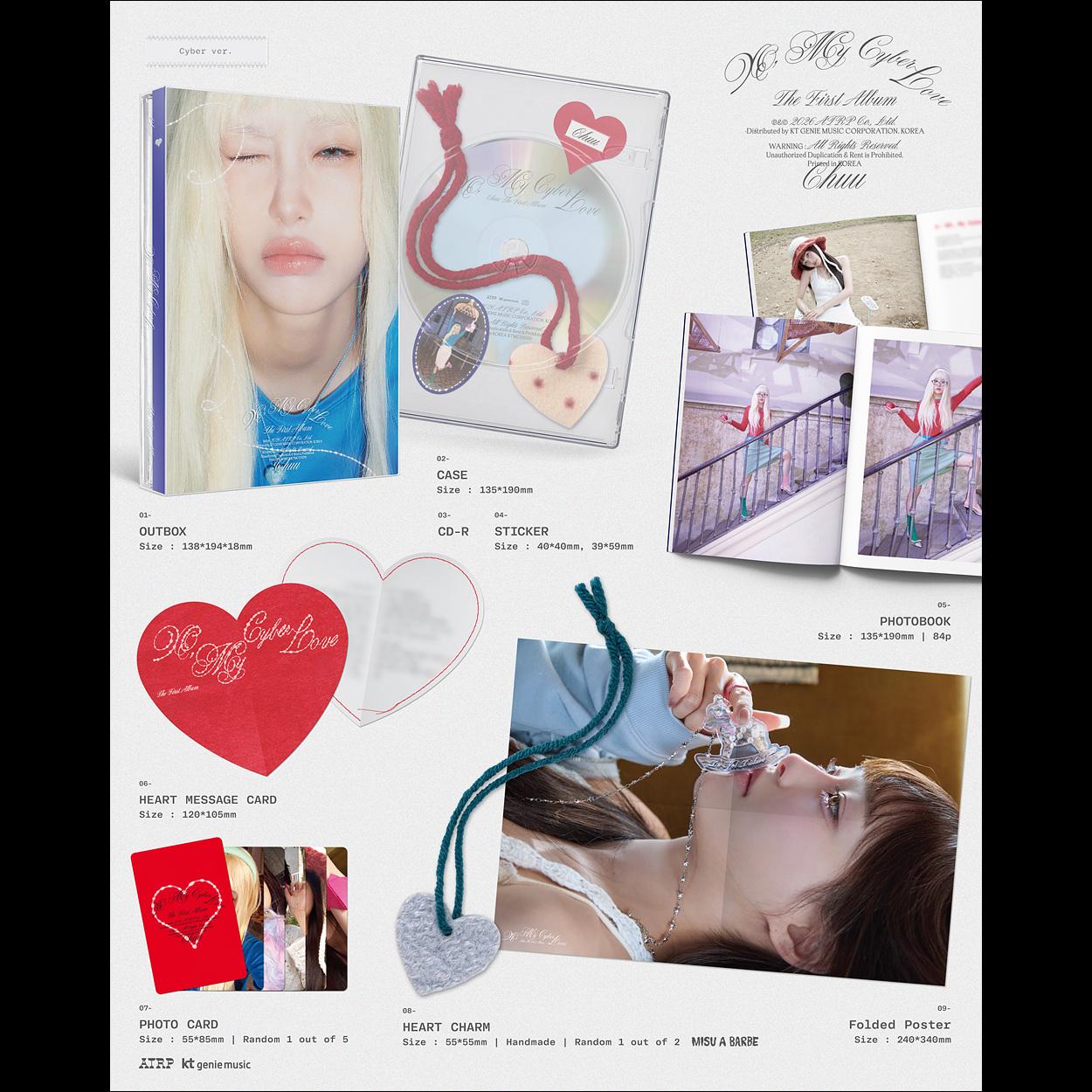 CHUU [XO, My Cyberlove] Cyber Ver. / The First Album + Free Gift