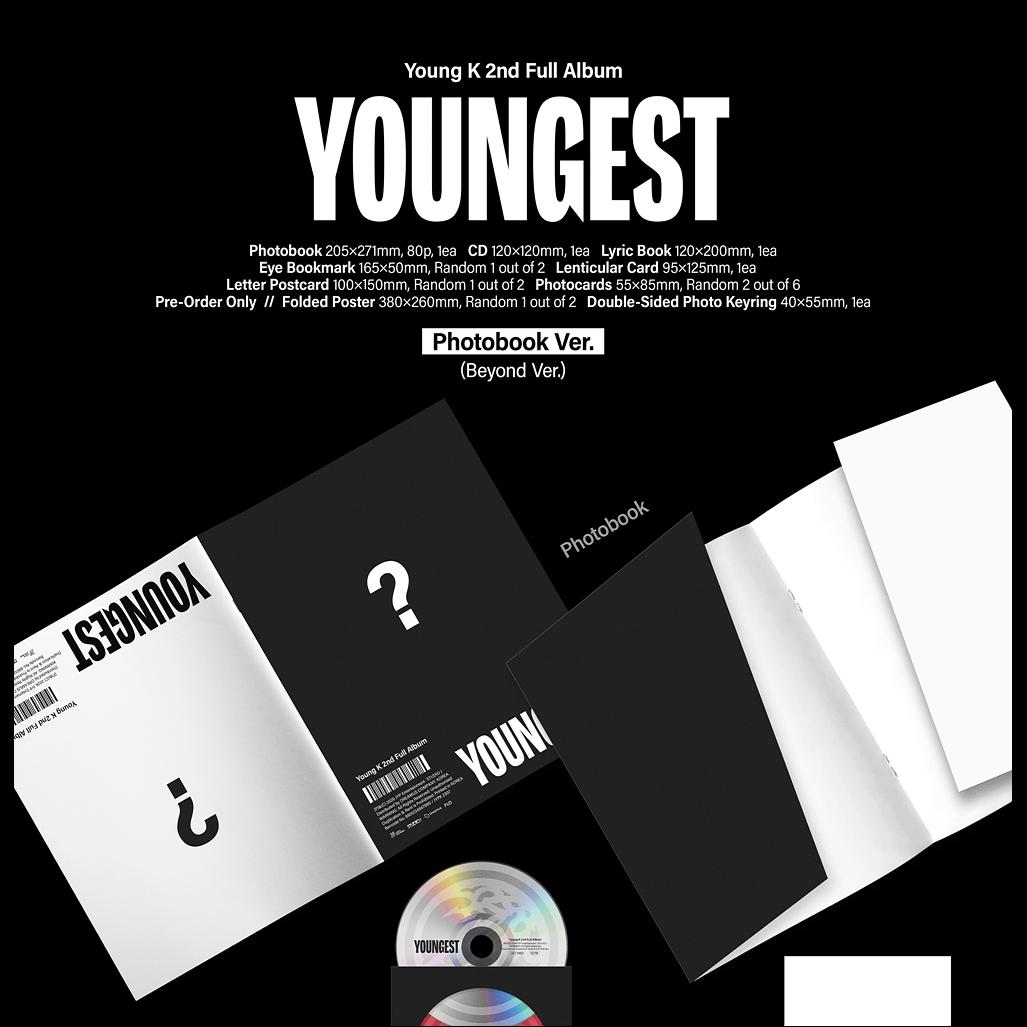 [Pre-order] Young K (DAY6) YOUNGEST Photobook ver. 2nf Full Album + Free Gift
