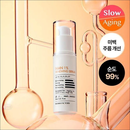 DERMA FACTORY NMN 1% Renewing Serum Skin Care 30ml