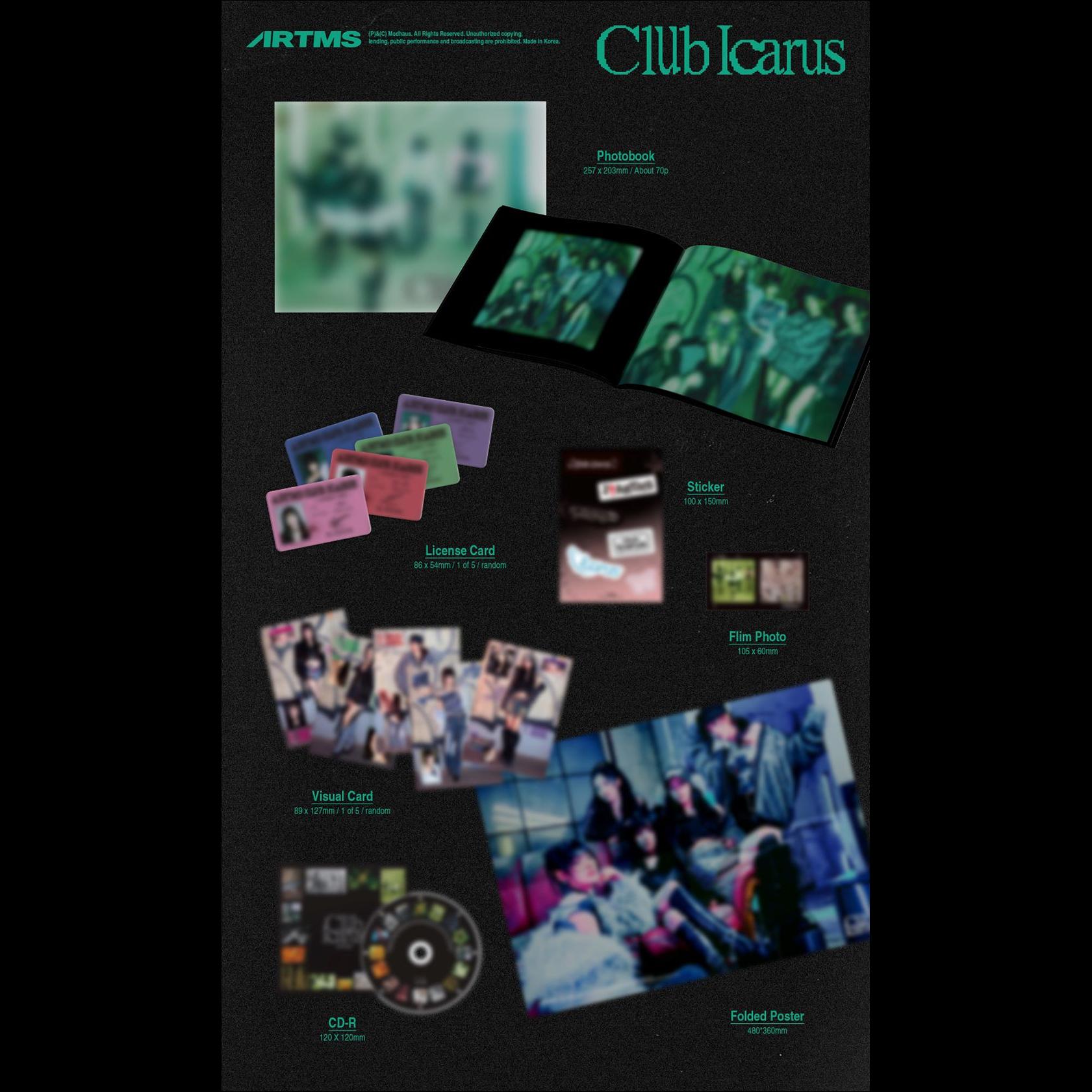 ARTMS [Club Icarus] 1st Mini Album (A ver. / B ver.)