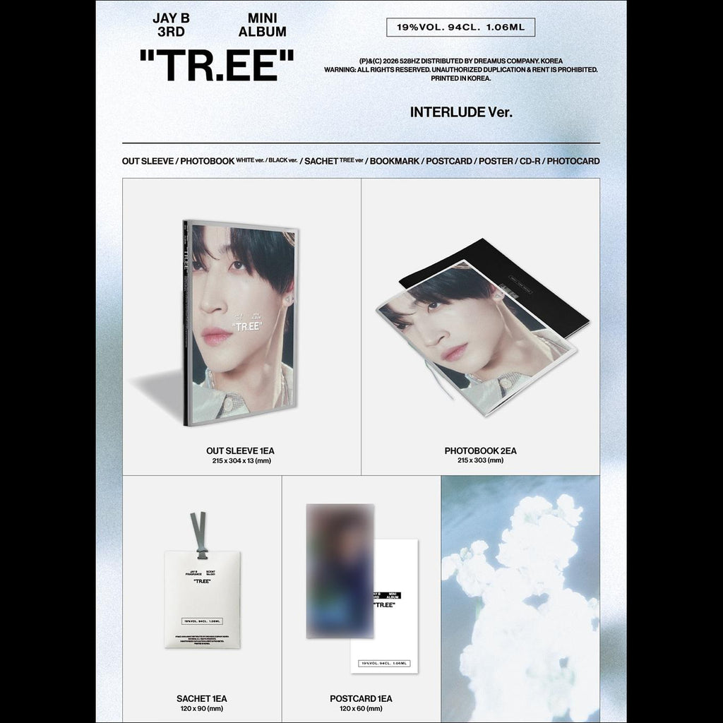 [Pre-order] JAY B (GOT7) TR.EE 3rd Mini Album (INTERLUDE Ver.) + Free Gift