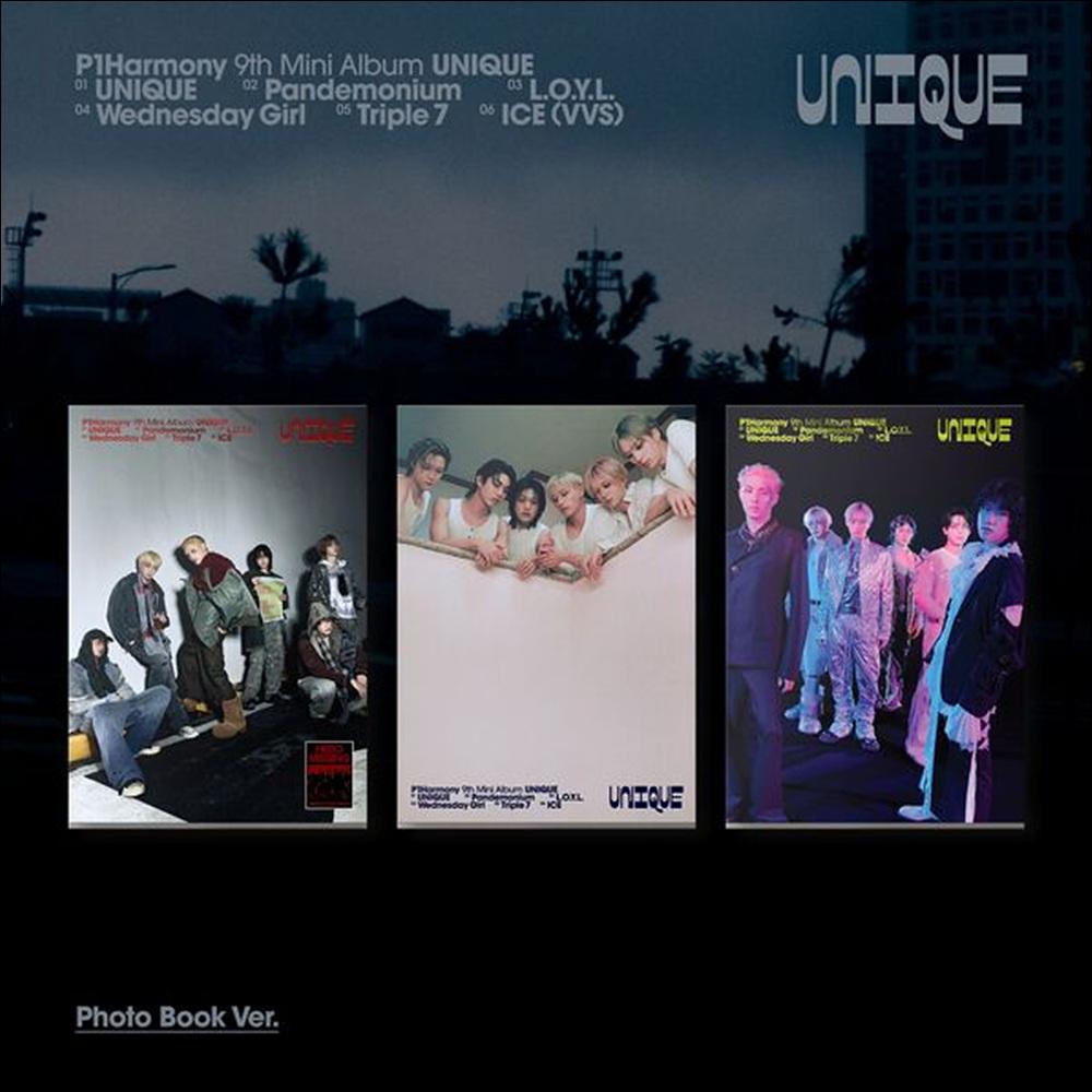 P1Harmony [UNIQUE] 9th Mini Album (Photobook ver.) + Free Gift