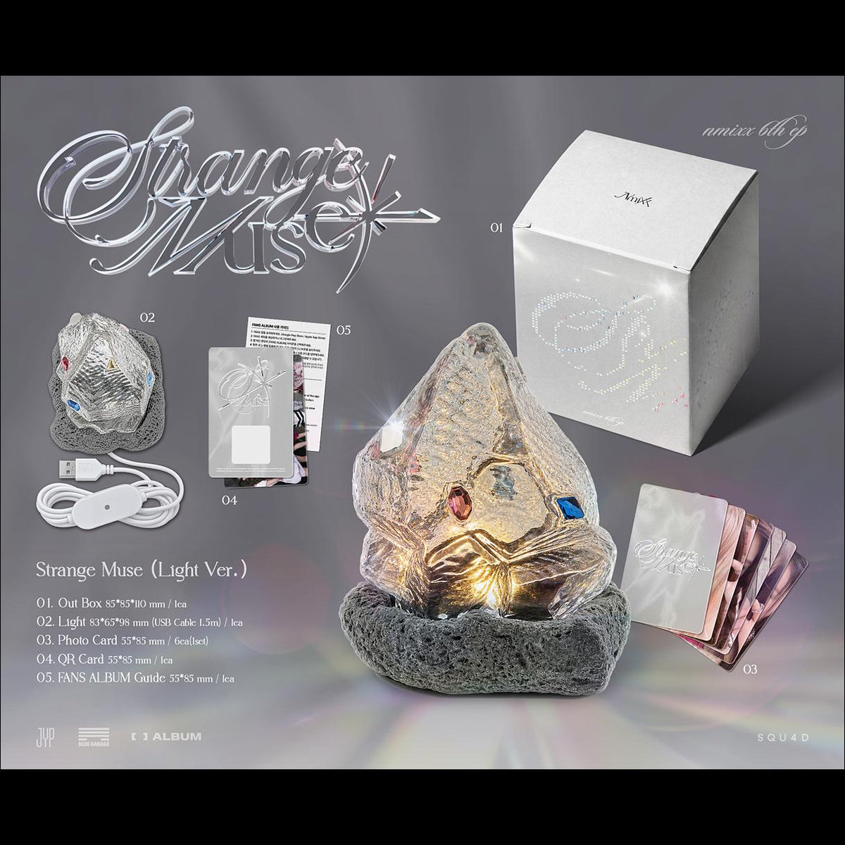 [Pre-order] NMIXX 6th Mini Album Strange Muse Light Ver. KPOP Sealed + Free Gift