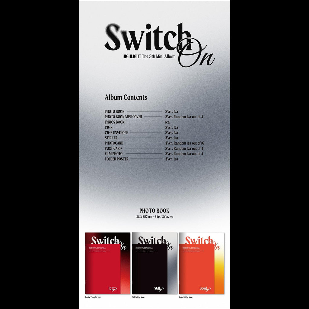 HIGHLIGHT [Switch On] THE 5th MINI ALBUM