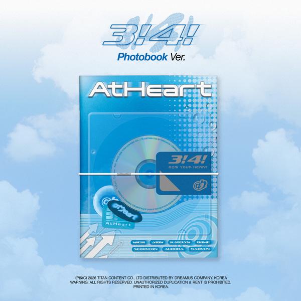 [Pre-order] AtHeart [3!4!] Single Album (Photobook Ver.) + Free Gift