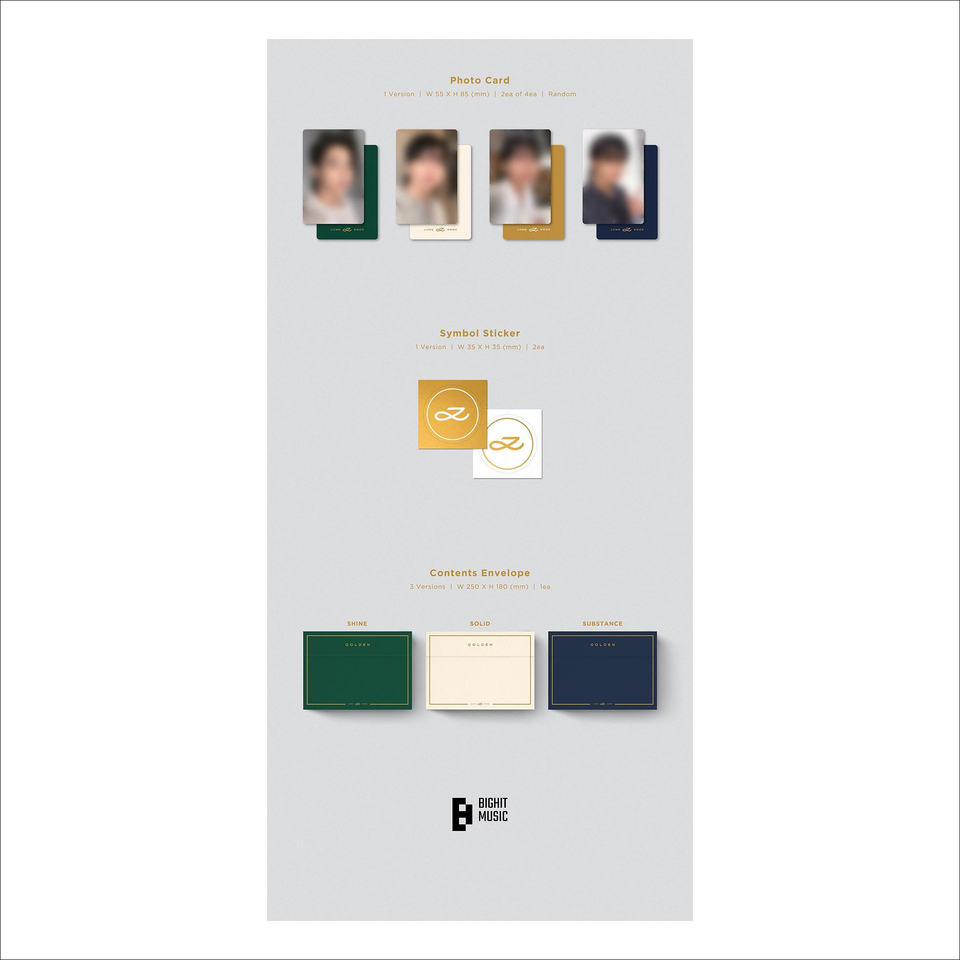 JUNGKOOK(BTS) GOLDEN SET + Weverse Albums Ver.