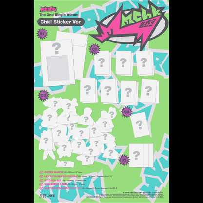 NEXZ [Mmchk] 2nd Single Album (Umm...Sticker ver. / Chk! Sticker ver) + Free Gift