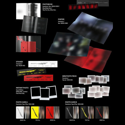 [SET] ENHYPEN - DESIRE UNLEASH [MAKE Ver. YOU Ver. MINE Ver.] + Free Gift