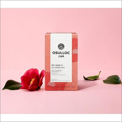 OSULLOC - JEJU CAMELLIA TEA (Blended tea with tropical flavor and camellia flowers)
