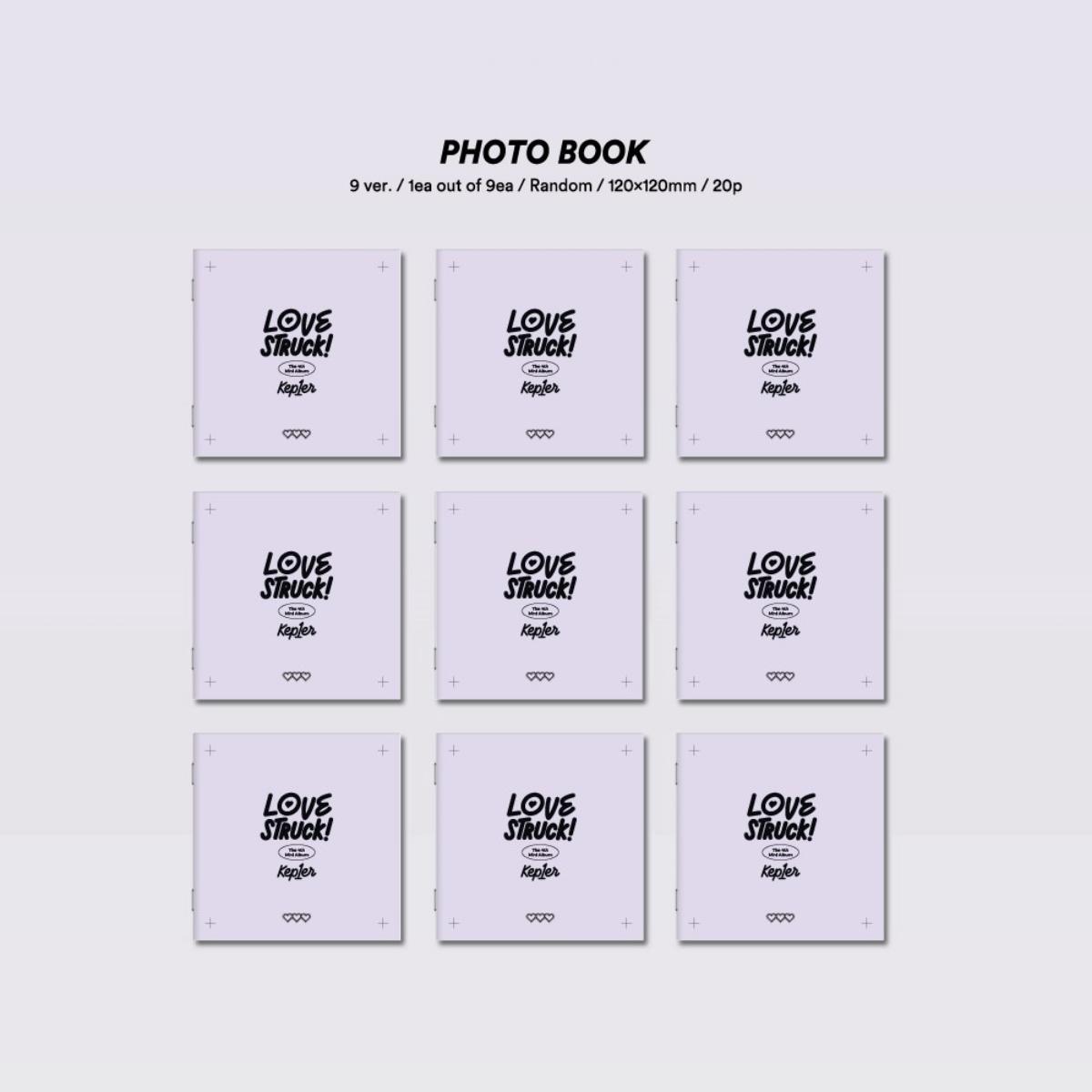 KEP1ER LOVESTRUCK!(LOVE STRUCK) Digipack ver.