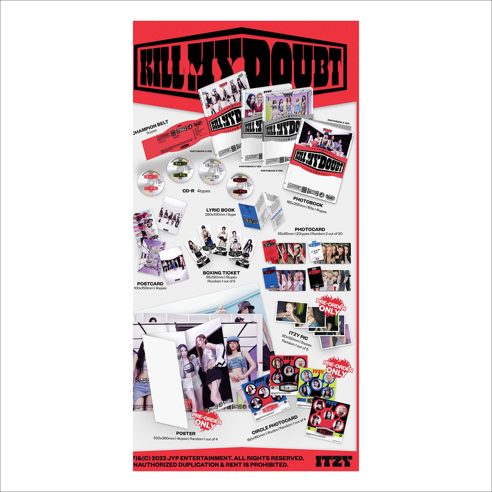 ITZY - KILL MY DOUBT Standard(Photobook) Ver.