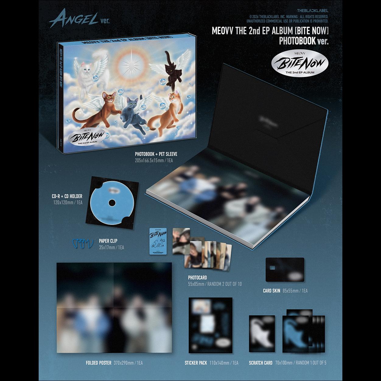 MEOVV [BITE NOW] Photobook ver. / The 2nd EP Album + Free Gift