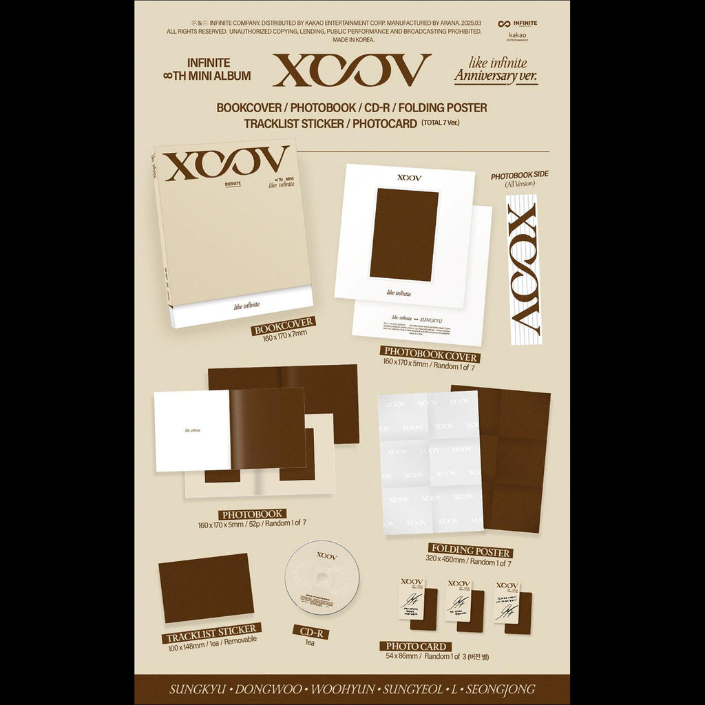 INFINITE [LIKE INFINITE] Anniversary ver. / 8th Mini Album