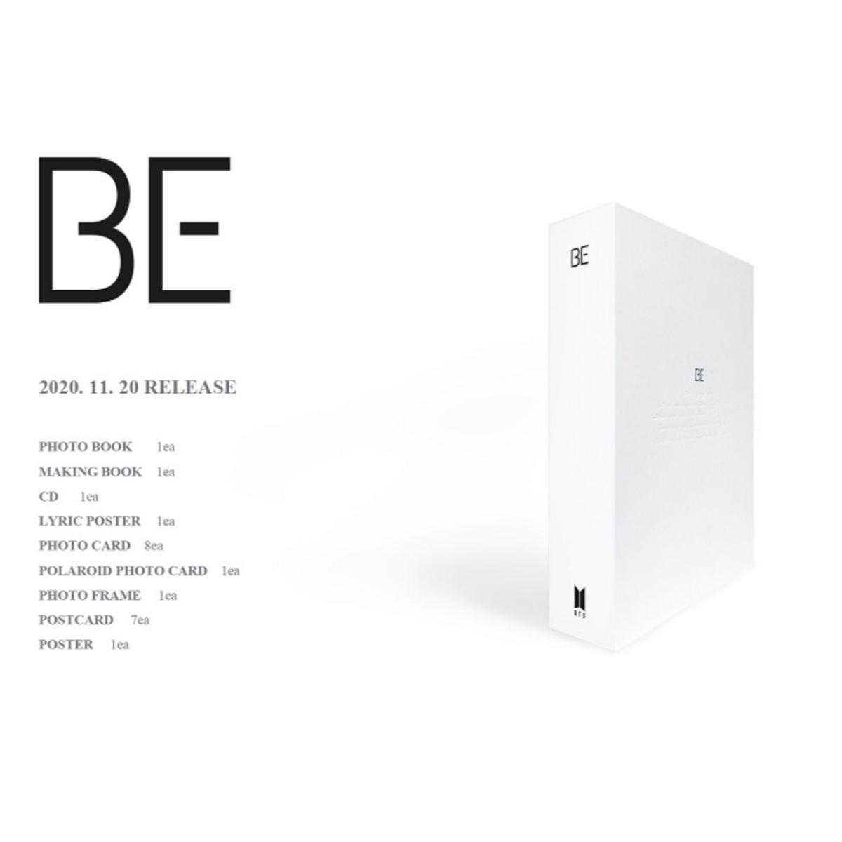 BTS BE Deluxe Edition Album