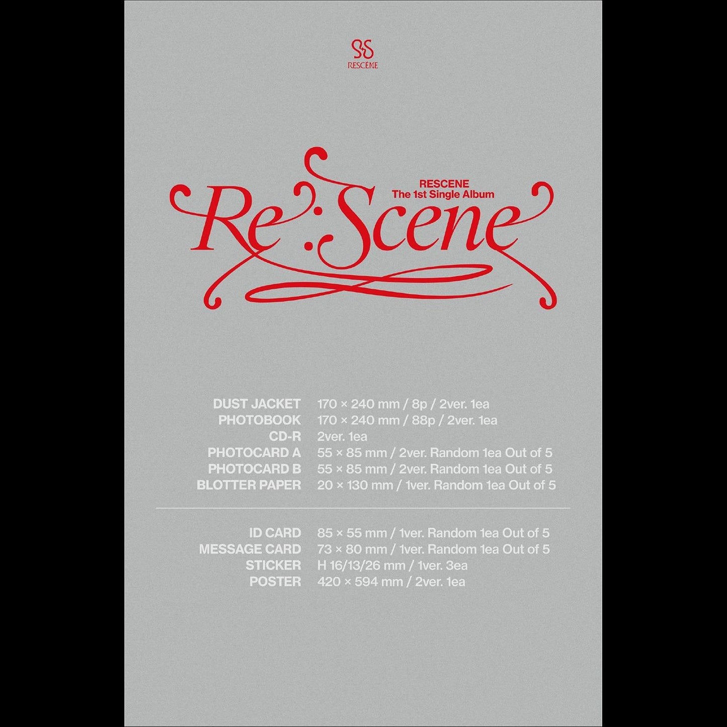 RESCENE [Re:Scene] 1st Single Album