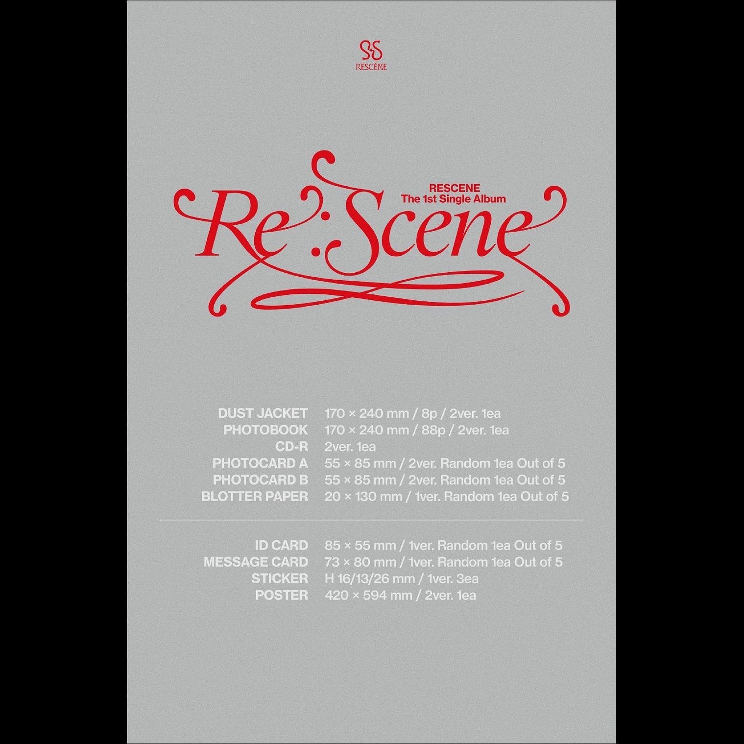 RESCENE [Re:Scene] 1st Single Album