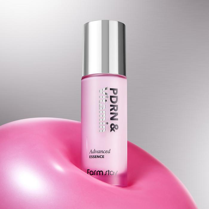 [Farmstay] PDRN & Vitamin Advanced Essence (50ml) | Rejuvenating & Nourishing Facial Treatment, K-Beauty