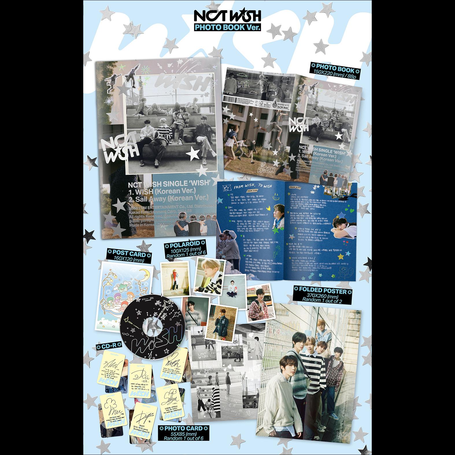 NCT WISH [WISH] Photobook Ver. Album