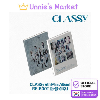 [Pre-order] CLASSy [RE:BOOT Tear Drop] 4th Mini Album + Free Gift