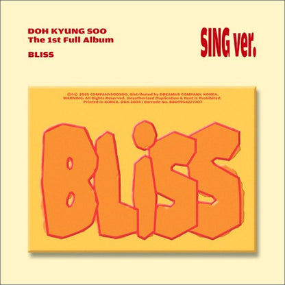 D.O. (EXO) - BLISS (Sing Ver. / Along ver.) / The 1st Full Album