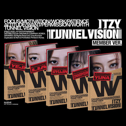ITZY [TUNNEL VISION] Member Ver. + Free Gift
