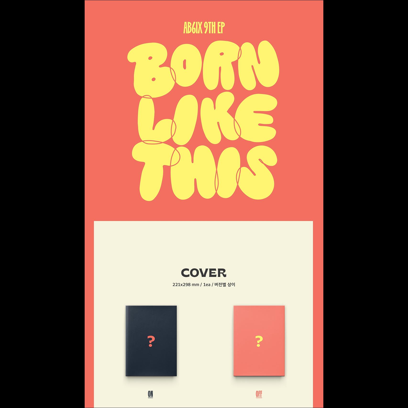 AB6IX BORN LIKE THIS Standard ver. 9th EP Album