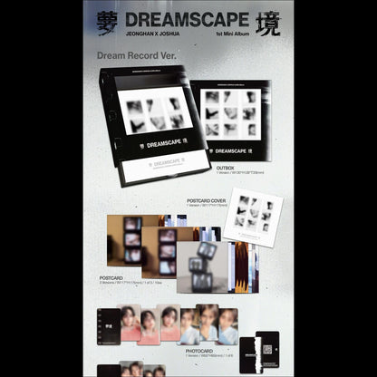 [Pre-order] JEONGHAN X JOSHUA SEVENTEEN DREAMSCAPE Dream Record Ver KPOP Sealed + Free Gift