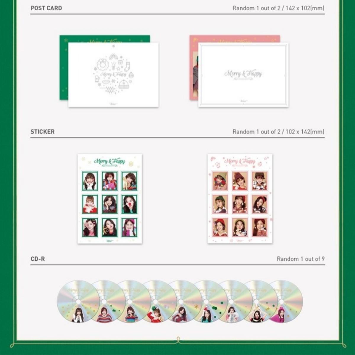 TWICE - MERRY & HAPPY(RANDOM) Album