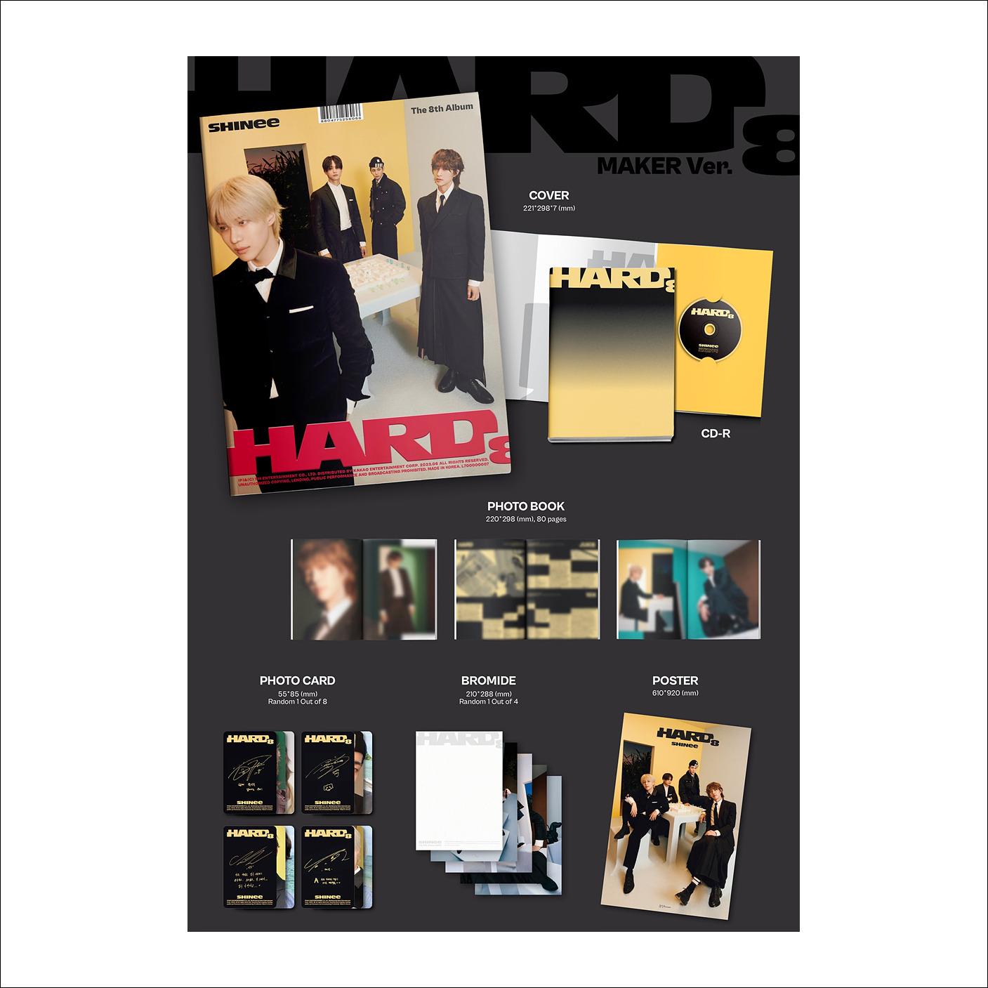 SHINee - HARD Photobook Ver. Album