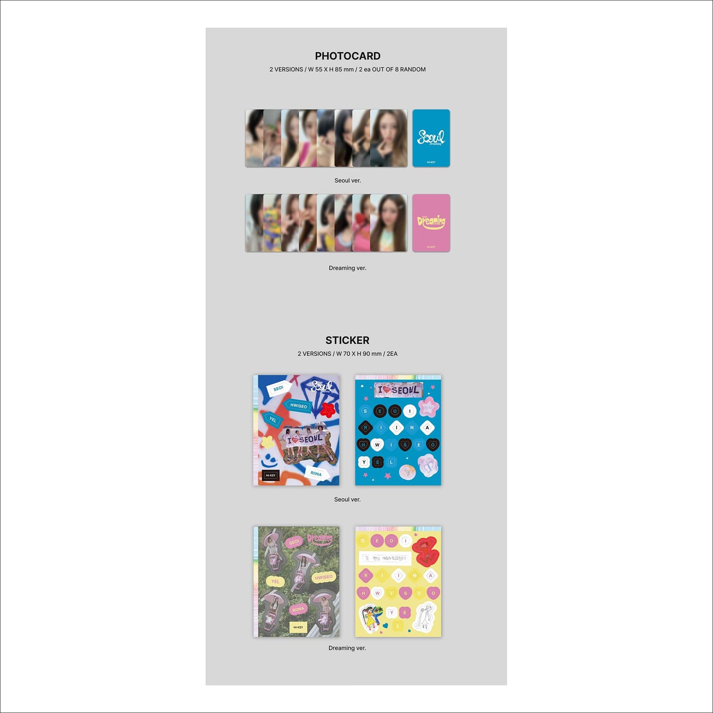 H1-KEY [Seoul Dreaming] 1PocaAlbum