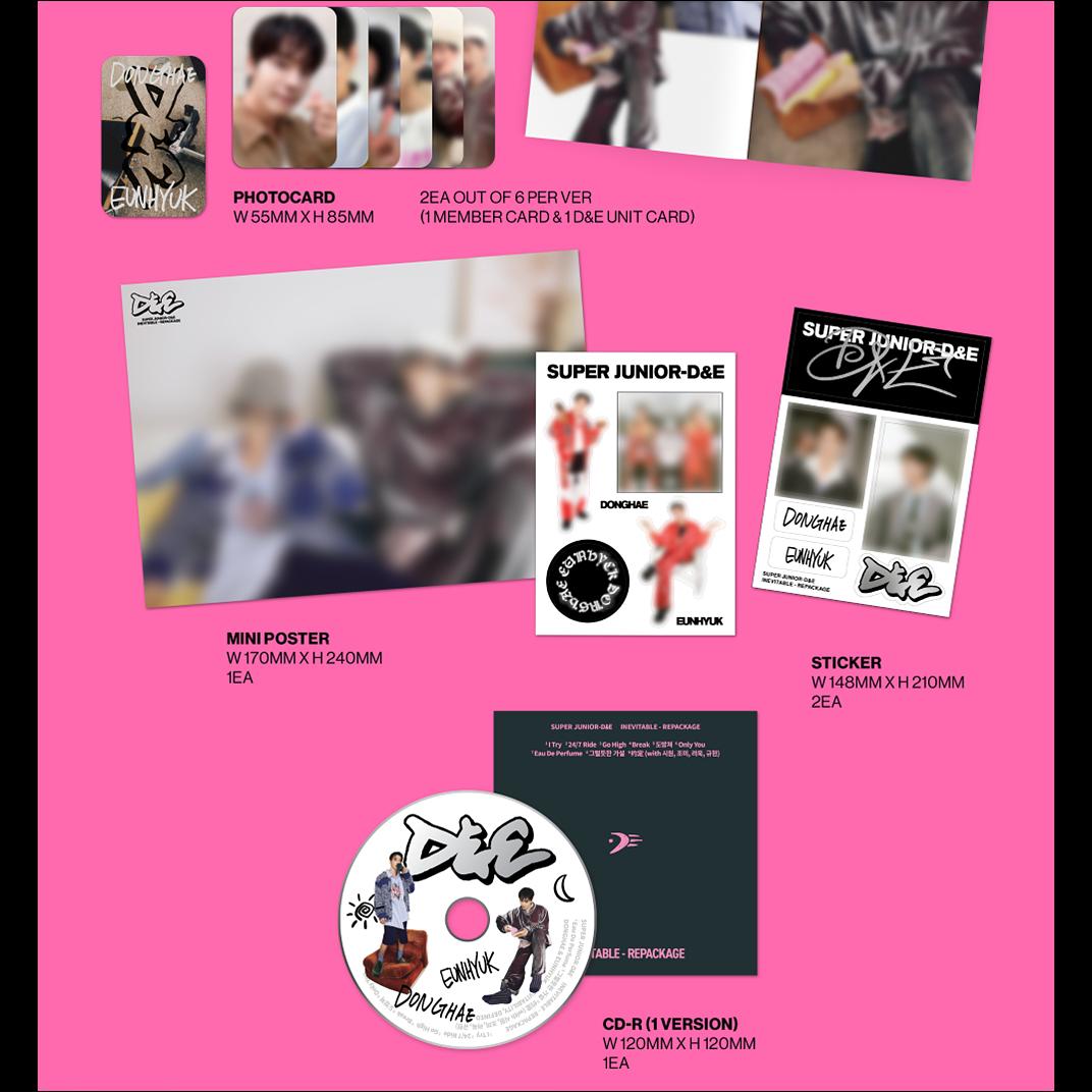 D&E (SUPER JUNIOR) INEVITABLE Repackage Album