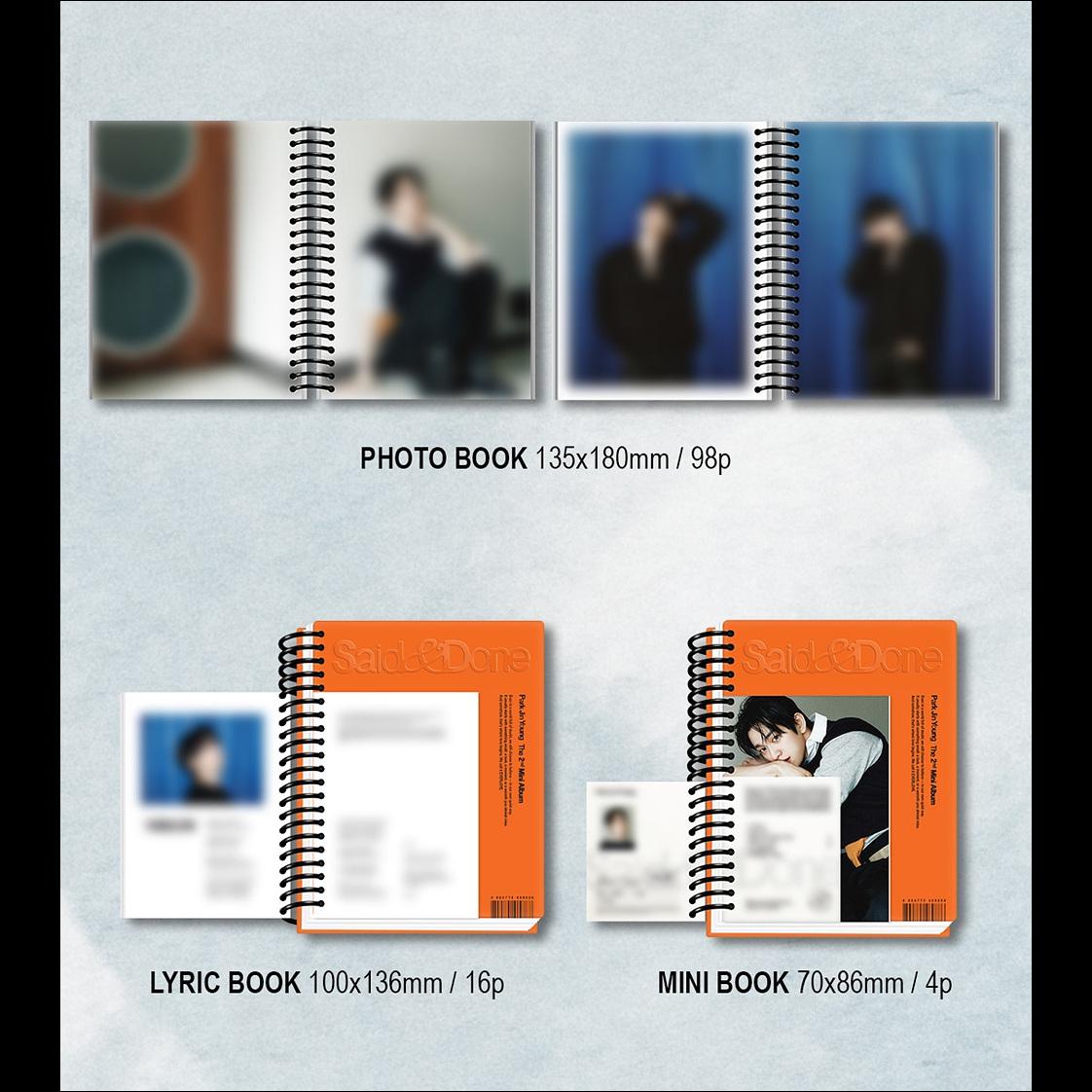 Park Jin Young (GOT7) [Said & Done] 2nd Mini Album (Archive ver.) + Free Gift