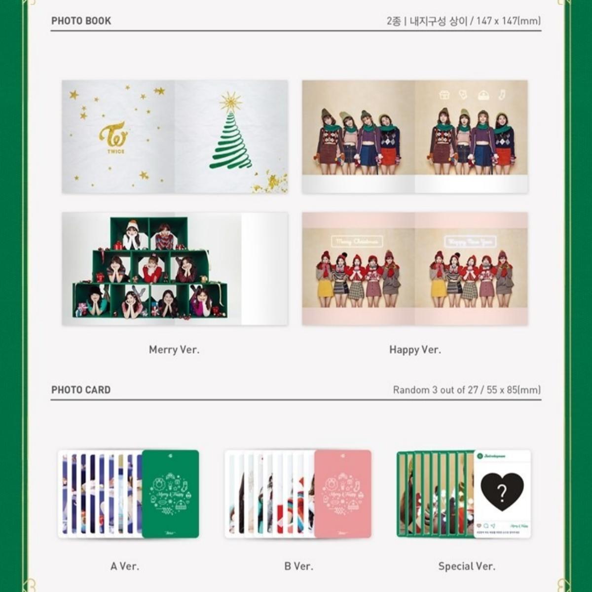 TWICE - MERRY & HAPPY(RANDOM) Album