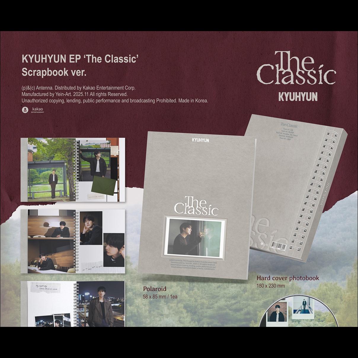 KYUHYUN (SUPER JUNIOR) [The Classic] Scrapbook ver. + Free Gift
