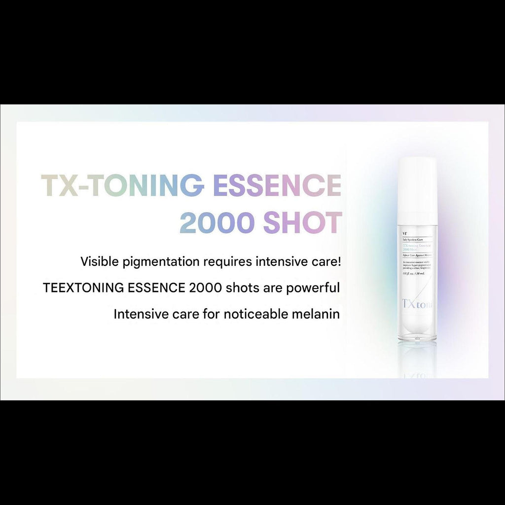 VT TX-toning Essence 2000 Shot Daily Spotless Care / Brightening & Wrinkle Improvement Dual Functional Cosmetics