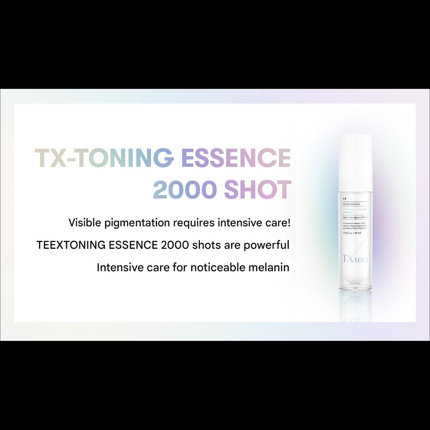 VT TX-toning Essence 2000 Shot Daily Spotless Care / Brightening & Wrinkle Improvement Dual Functional Cosmetics