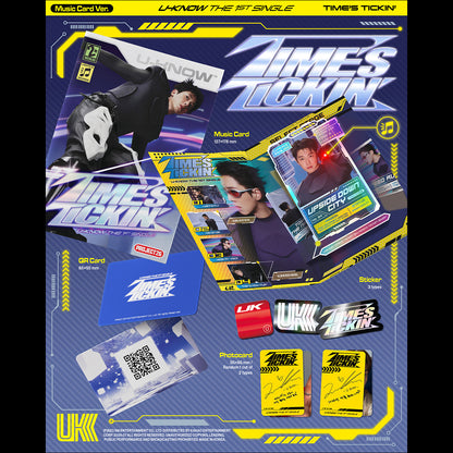U-KNOW [Times Tickin] Music Card Ver. (Smart Album) + Free Gift