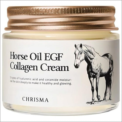 Christma Horse Oil EGF Collagen Cream 70g – Nourishing & Elasticity Care Cream