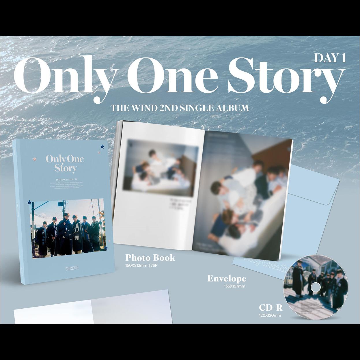 The Wind [Only One Story] 2nd Single Album (DAY 1 / DAY 2)